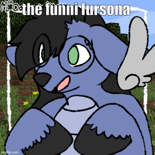 the funni | the funni fursona | image tagged in fursona thing | made w/ Imgflip meme maker