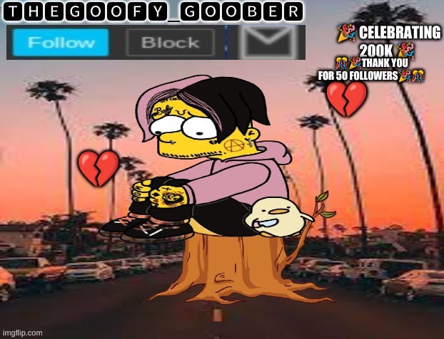 TheGoofy_Goober's announcement template Blank Meme Template