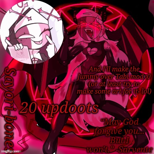 Poggers Nun lady tyty Jummy | And I'll make the Jummy over Tabi mod :0 (or at least try to make some art for it- lol); 20 updoots | image tagged in poggers nun lady tyty jummy | made w/ Imgflip meme maker