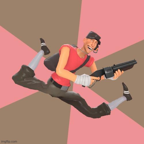 TF2 Troll Scout | image tagged in tf2 troll scout | made w/ Imgflip meme maker