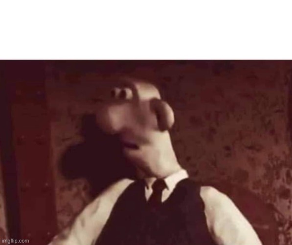 Wallace surprised | image tagged in wallace surprised | made w/ Imgflip meme maker