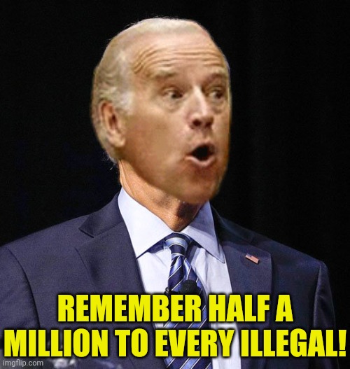 REMEMBER HALF A MILLION TO EVERY ILLEGAL! | made w/ Imgflip meme maker