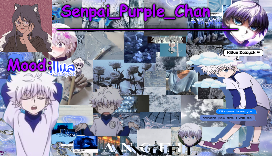 High Quality Killua temp (my collage) Blank Meme Template