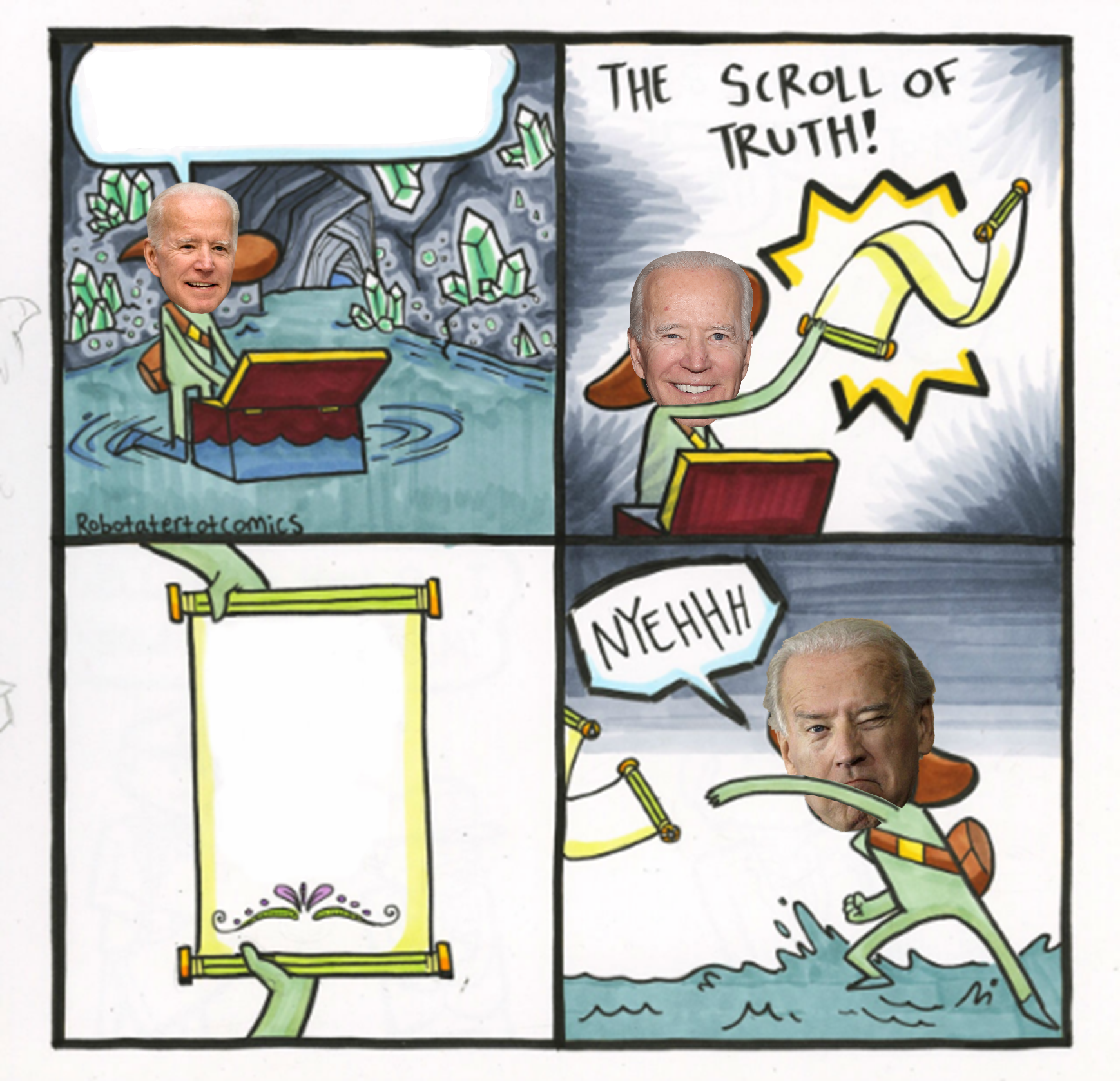 High Quality Joe Biden Finally Blank Meme Template