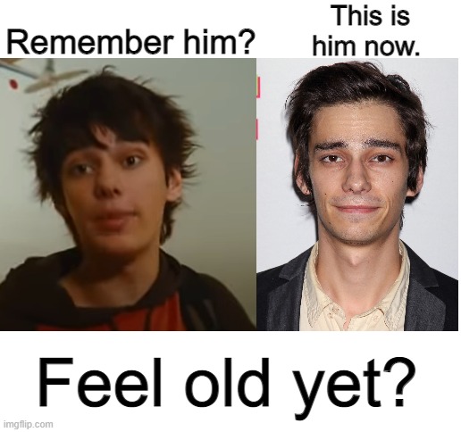 Don't know how he changed so much. No matter how old, he is still our Rodrick. | This is him now. Remember him? Feel old yet? | image tagged in blank white template,diary of a wimpy kid,not my rodrick,rodrick,greg,feel old yet | made w/ Imgflip meme maker