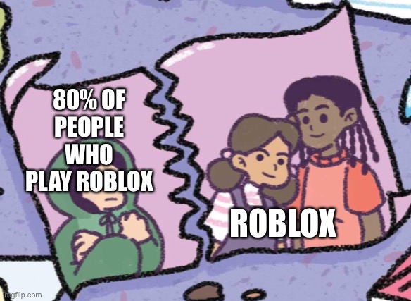 ROBLOX; 80% OF PEOPLE WHO PLAY ROBLOX | made w/ Imgflip meme maker