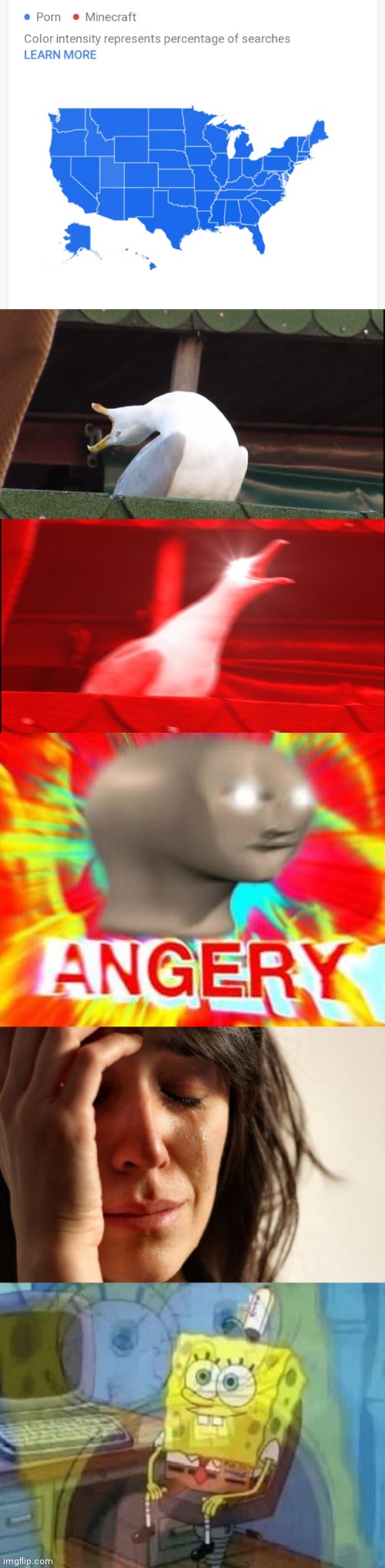 image tagged in screaming bird,surreal angery,memes,first world problems,internal screaming | made w/ Imgflip meme maker