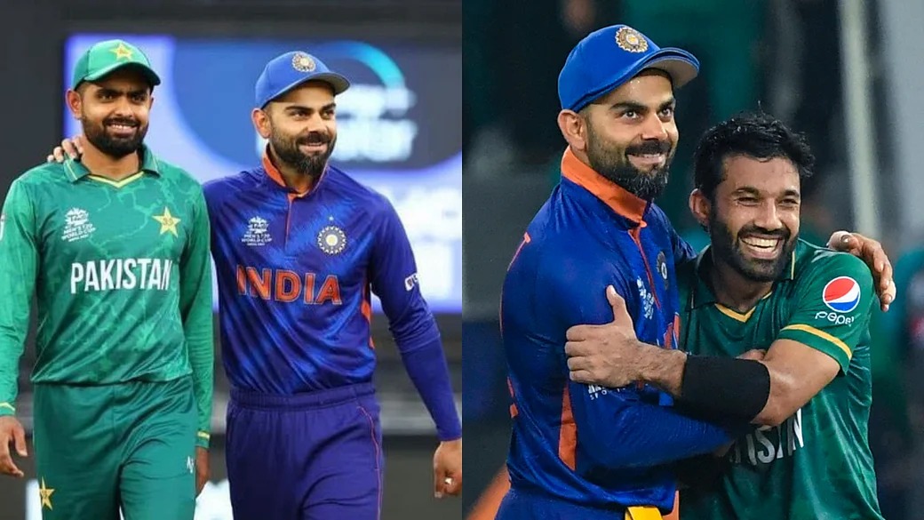 High Quality virat with babar Blank Meme Template
