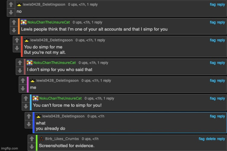 Lewis is forcing someone to simp for him | made w/ Imgflip meme maker