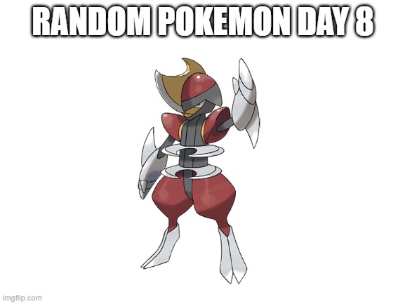 RANDOM POKEMON DAY 8 | image tagged in random pokemon,memes,blank white template | made w/ Imgflip meme maker