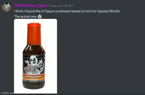 My text about Sauce a while ago | image tagged in sauce,spooky month,imgflip users,imgflip user | made w/ Imgflip meme maker