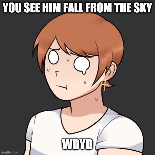 Imma just sit down | YOU SEE HIM FALL FROM THE SKY; WDYD | made w/ Imgflip meme maker