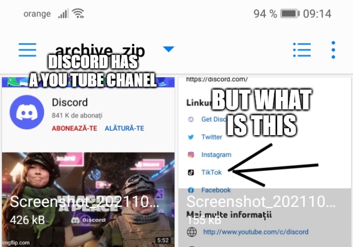 Discord on tik tok | DISCORD HAS A YOU TUBE CHANEL BUT WHAT IS THIS | image tagged in discord on tik tok | made w/ Imgflip meme maker