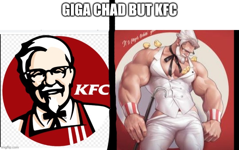 Giga kfc guy vs giga chad vs femboy - Imgflip