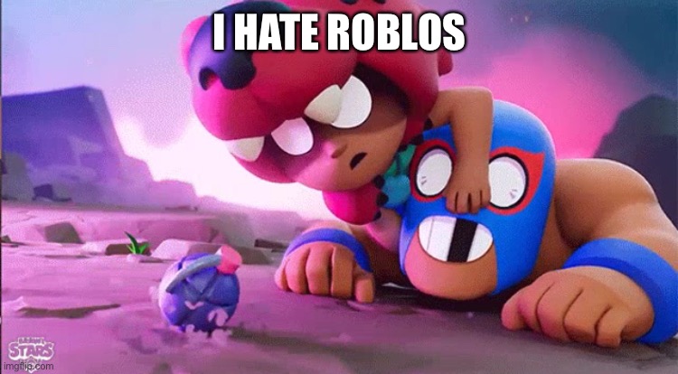 We do a little trolling | I HATE ROBLOS | image tagged in fard grenade | made w/ Imgflip meme maker