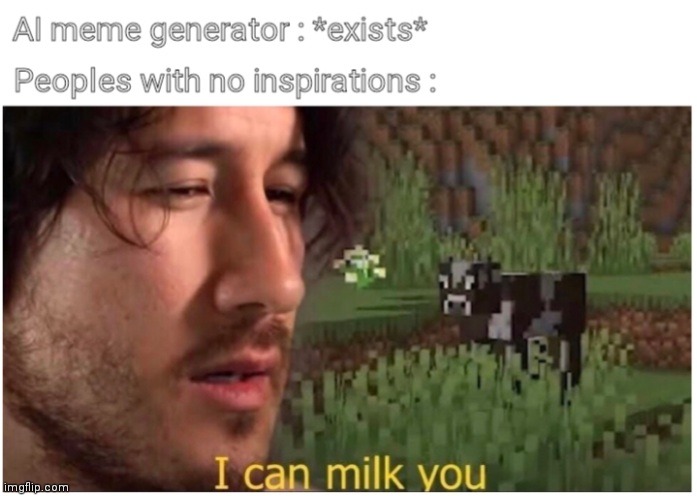 AHHAAHAHAHAH | image tagged in milk,memes,gay,cow,doggystyle,sus | made w/ Imgflip meme maker