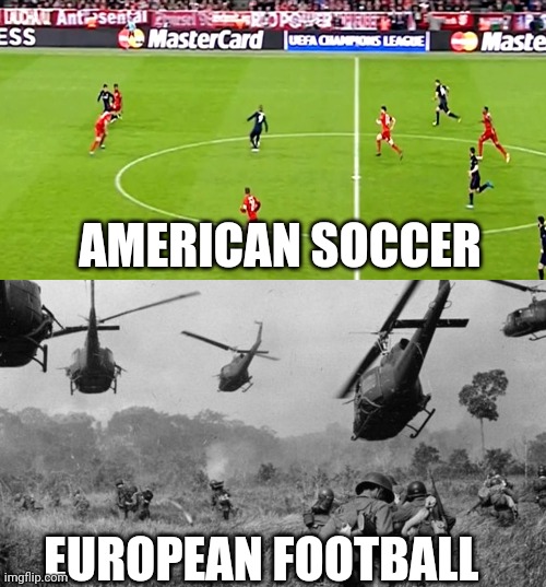 american football vs soccer meme