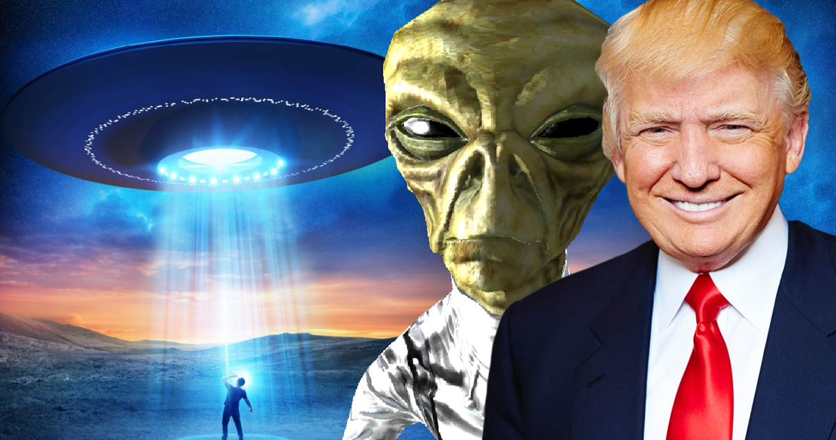 Trump alien running mate 2024 Blank Meme Template