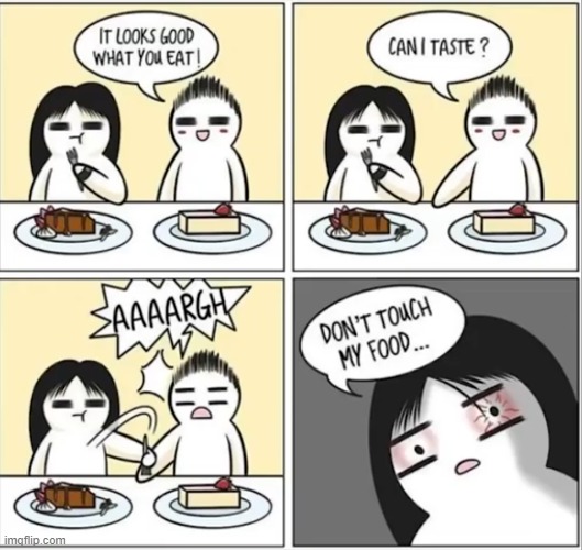 sharing is caring | image tagged in comics | made w/ Imgflip meme maker