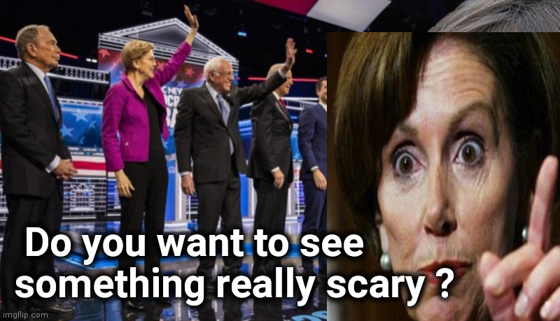 It's been a Nightmare | Do you want to see 
 something really scary ? | image tagged in disaster girl dnc,nancy pelosi is crazy,lunatic,politicians suck,vampires,parasites | made w/ Imgflip meme maker
