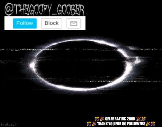 TheGoofy_Goober's announcement template Blank Meme Template