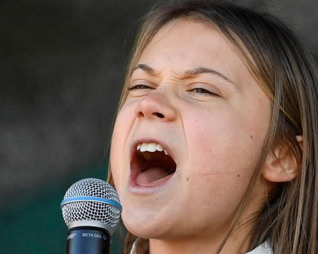 Greta growl Blank Meme Template