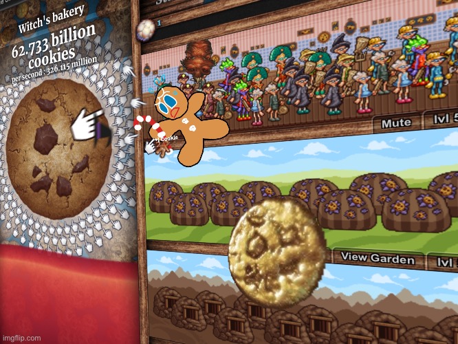 Some Cookie Run and Cookie Clicker drawing I made | image tagged in gaming,memes,cookie run,cookie clicker | made w/ Imgflip meme maker