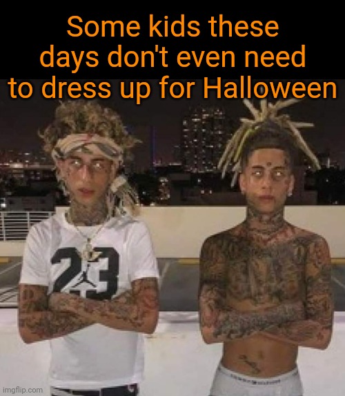 Werewolf boy and the mummy | Some kids these days don't even need to dress up for Halloween | image tagged in kids these days,halloween,costumes,happy halloween | made w/ Imgflip meme maker