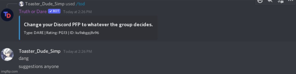 discord group dead also no nsfw stuff | made w/ Imgflip meme maker