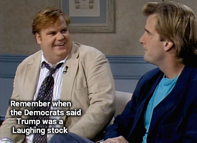 Remember when | Remember when
   the Democrats said
      Trump was a
    Laughing stock | image tagged in remember when | made w/ Imgflip meme maker