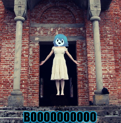 ghost girl/Irish medium levitating | BOOOOOOOOOO | image tagged in ghost girl/irish medium levitating | made w/ Imgflip meme maker