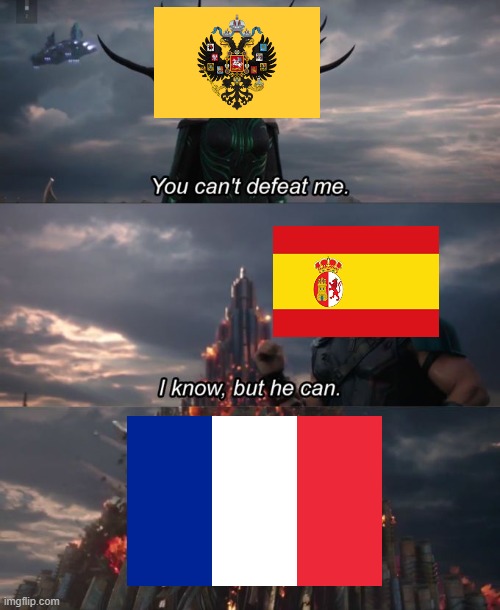Napoleonic Wars In Avenger | image tagged in napoleonicmoments,removesfromspain,spain,oversimplified | made w/ Imgflip meme maker