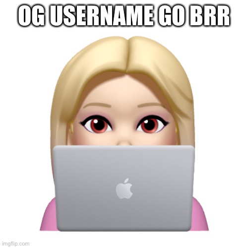 Peach is looking | OG USERNAME GO BRR | image tagged in peach is looking | made w/ Imgflip meme maker