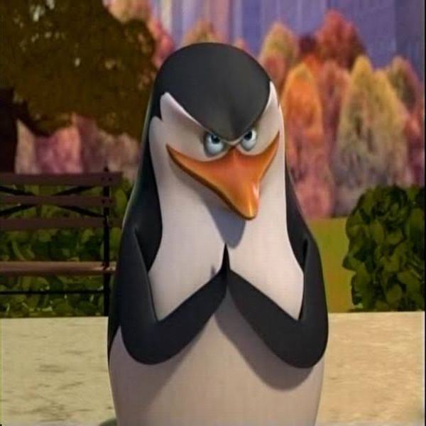 High Quality Pinguino Skipper malevolo Blank Meme Template