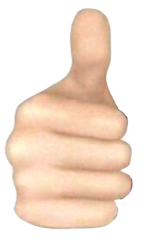 High Quality Thumbs up Blank Meme Template