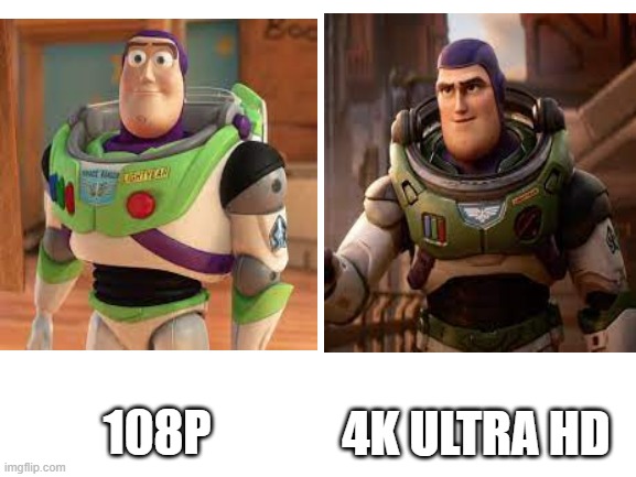 Dem 4k | 4K ULTRA HD; 108P | image tagged in blank white template | made w/ Imgflip meme maker