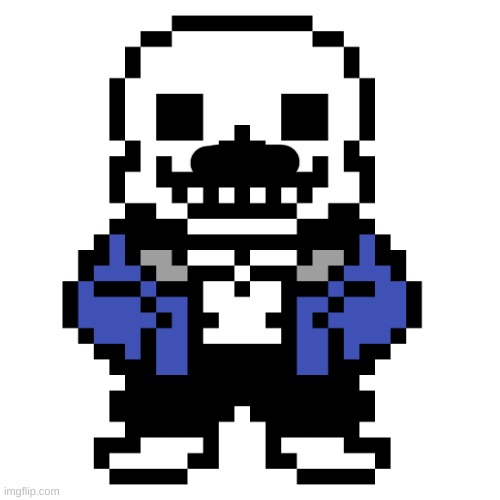 Transparent Sans | image tagged in transparent sans | made w/ Imgflip meme maker