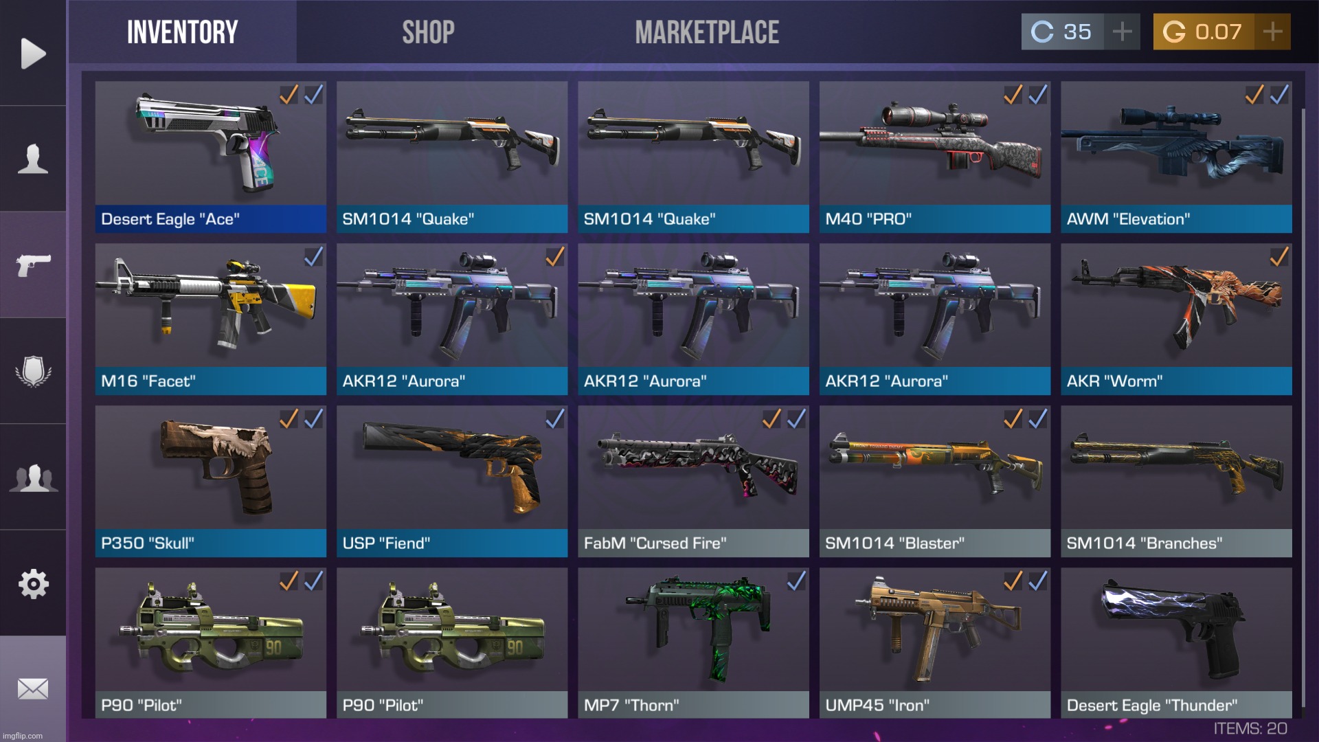 my inventory | made w/ Imgflip meme maker