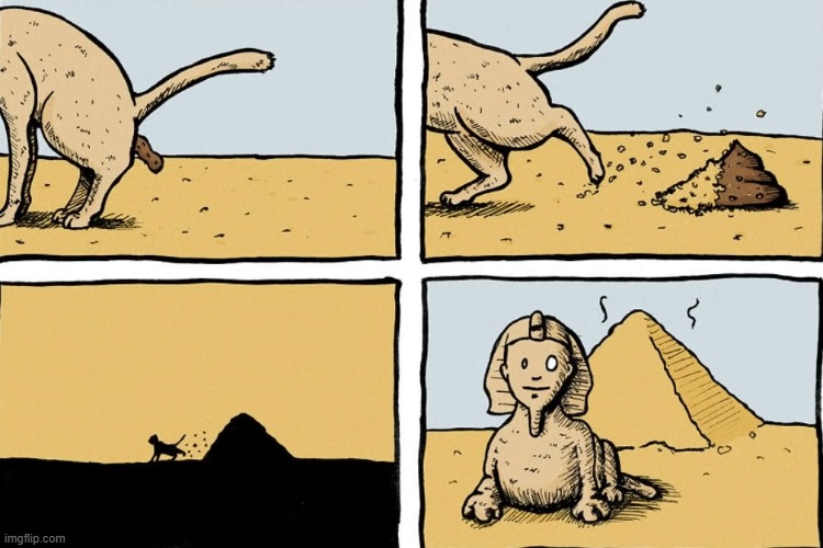How the pyramids are actually made of | image tagged in comics | made w/ Imgflip meme maker