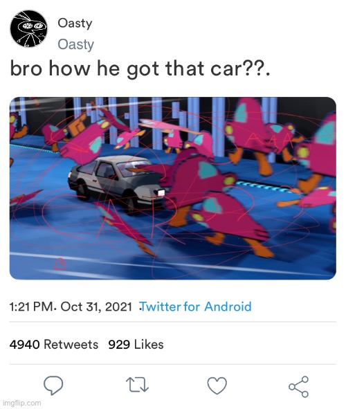 omg car :ooo | made w/ Imgflip meme maker