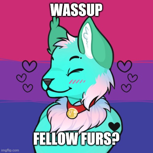 How's everyone doing today? | WASSUP; FELLOW FURS? | image tagged in furry,fursona,oc,picrew | made w/ Imgflip meme maker