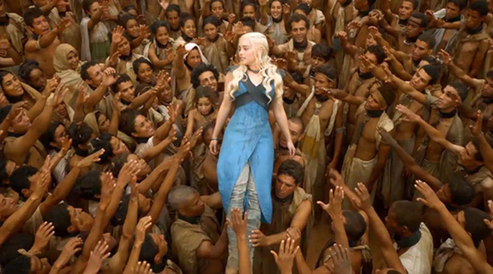 Daenerys White Savior Blank Meme Template