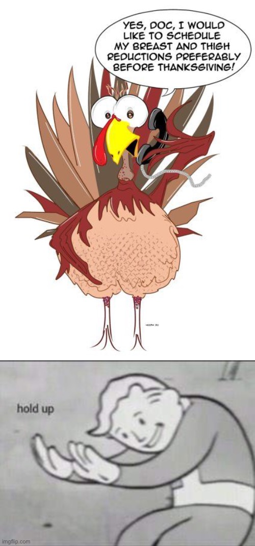 this is smort | image tagged in fallout hold up,dark humor,smort,turkey,thanksgiving | made w/ Imgflip meme maker
