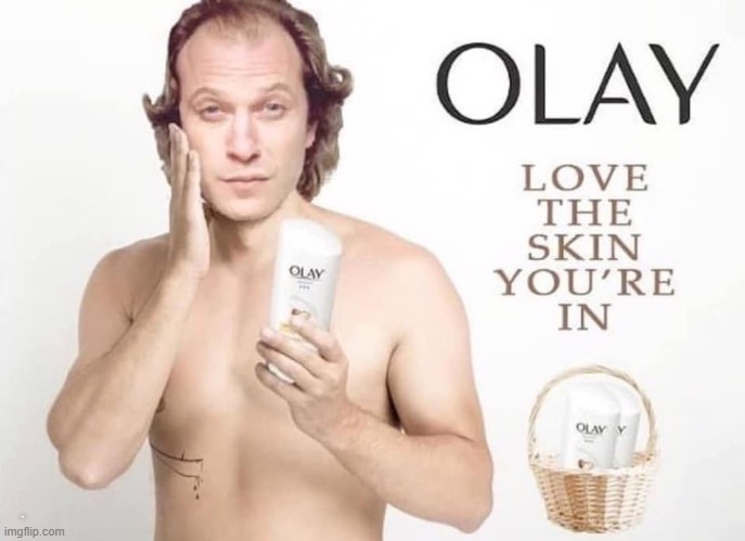 It Puts the Lotion On its Skin | . | image tagged in buffalo bill silence of the lambs,cosmetics,monk | made w/ Imgflip meme maker