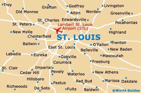 High Quality St. Louis map Blank Meme Template