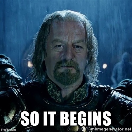 So it begins  | image tagged in so it begins | made w/ Imgflip meme maker