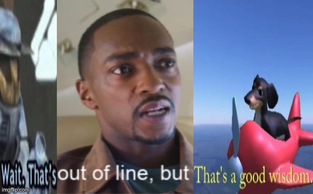 He's out of line but he's right (isolated) | image tagged in he's out of line but he's right isolated | made w/ Imgflip meme maker