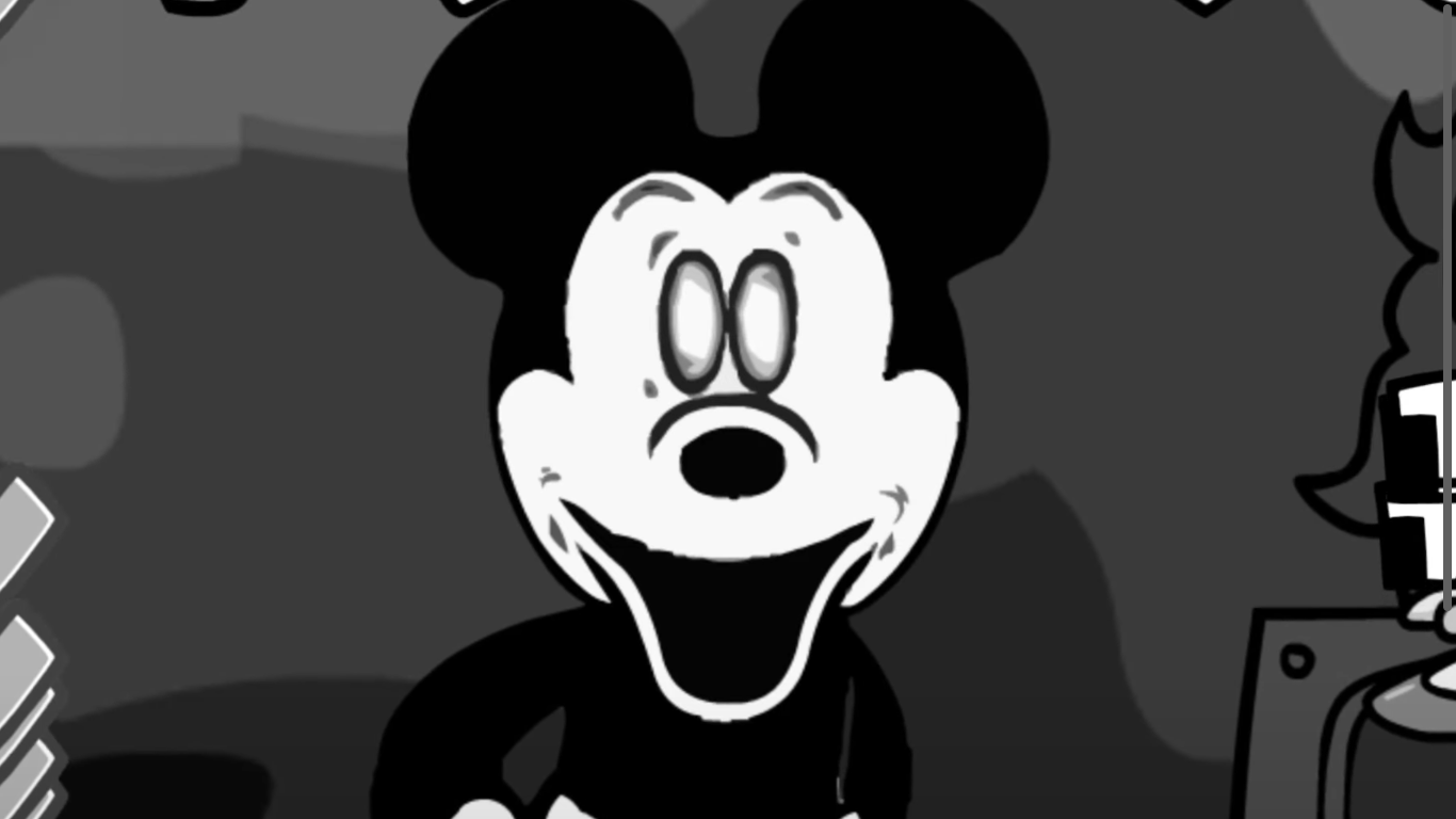High Quality Creepy Mickey Mouse Blank Meme Template