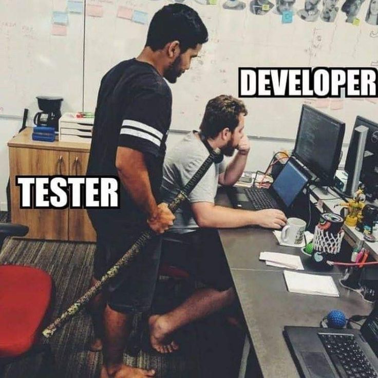 developer tester Blank Meme Template