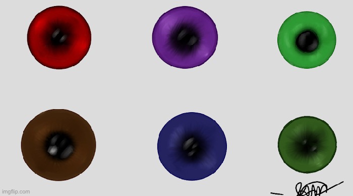 Just some iris practice, what do you think? | made w/ Imgflip meme maker